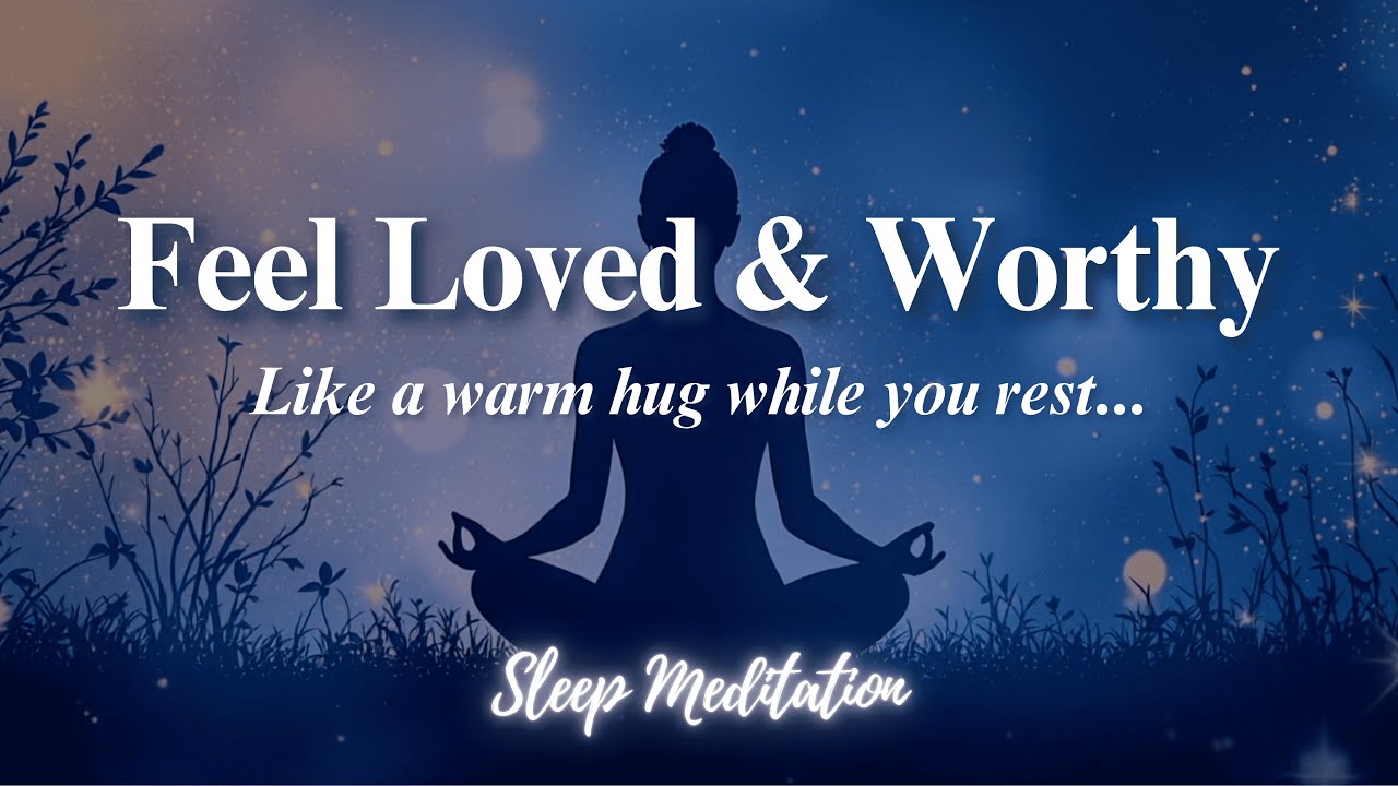 Return to Self Love While You Sleep 🌙   Gentle Affirmations  No Ads Black Screen