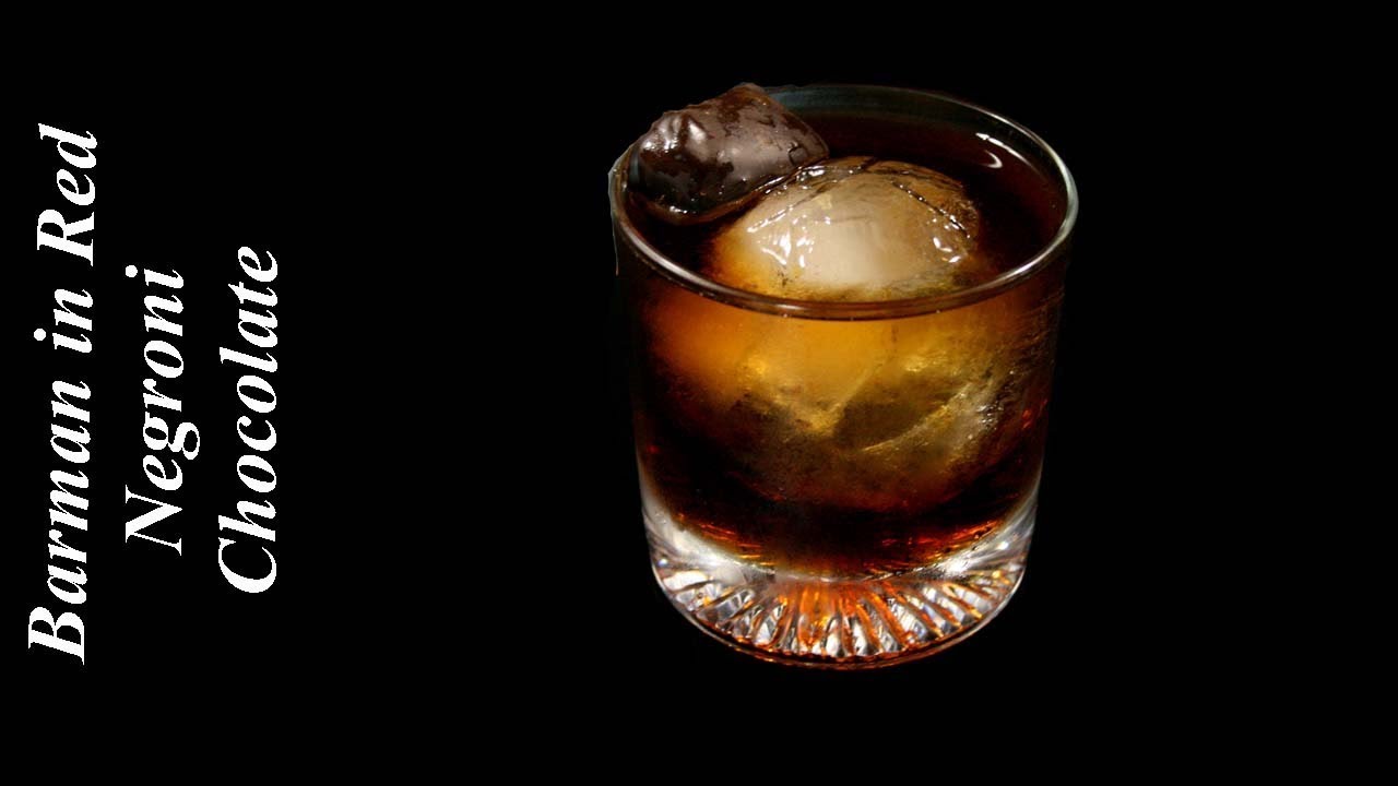 CÓMO HACER EL COCTEL NEGRONI CHOCOLATE