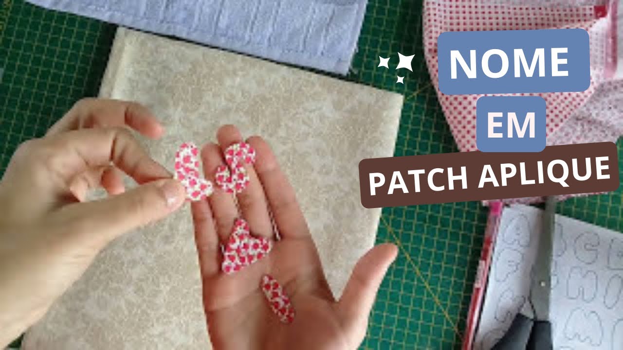 Nome em Patch Aplique