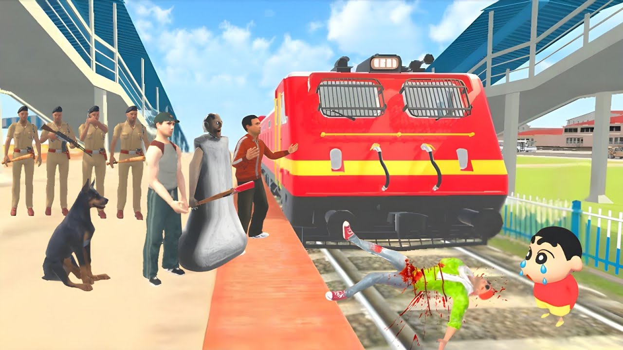 Jack ka Train Sai Accident Ho Gya 😭 in Indian Theft Auto Simulator | New Update 🤩💥