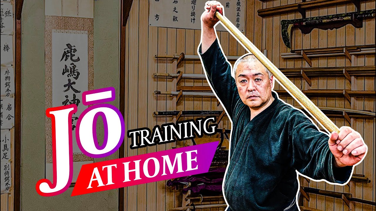 6 Jō (Staff) Swinging Exercises You Can Train at Home