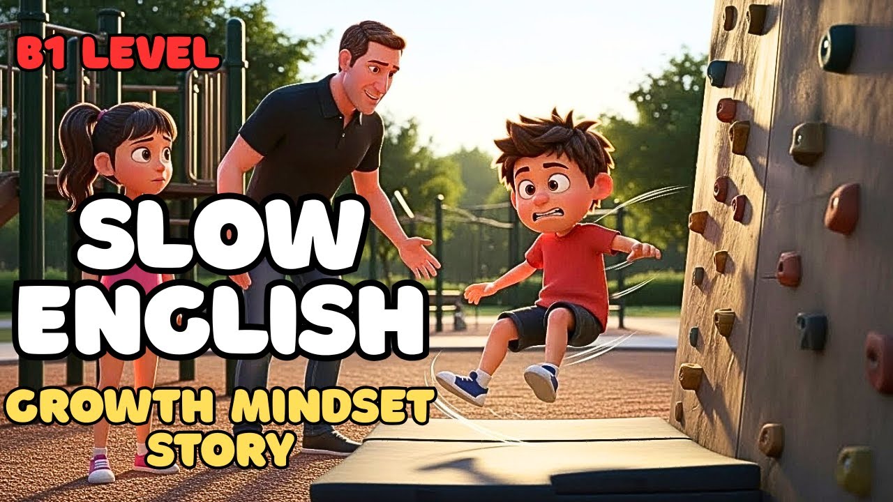 Growth Mindset Story | 4K | Slow Easy English Listening Story | B1 Level | 3D Pixar-Style Animation