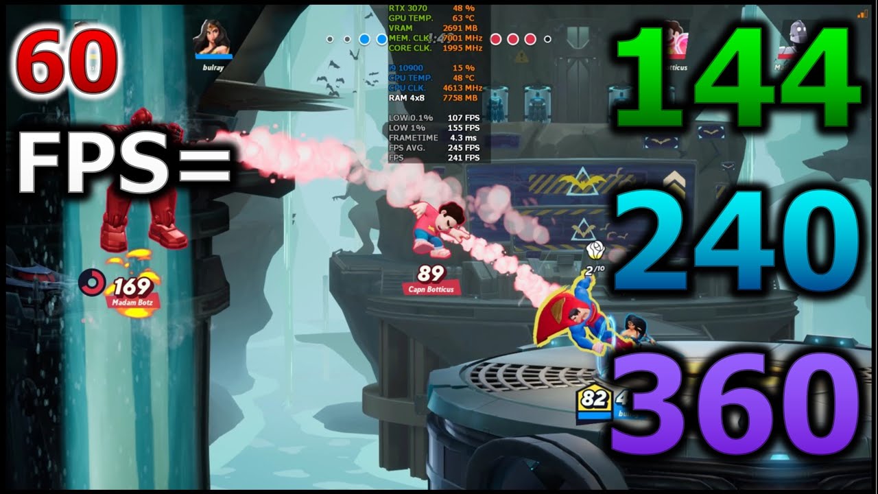 How to unlock FPS cap in game | MultiVersus