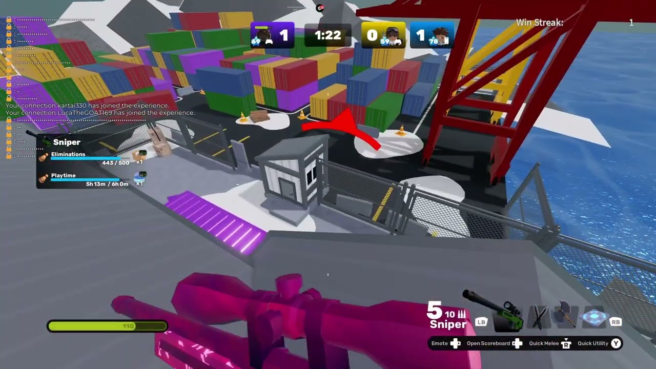 Rivals 1v1v1 docks￼