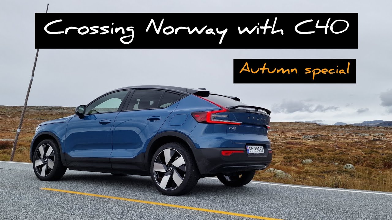 Volvo C40 Range Test. Norway across #c40