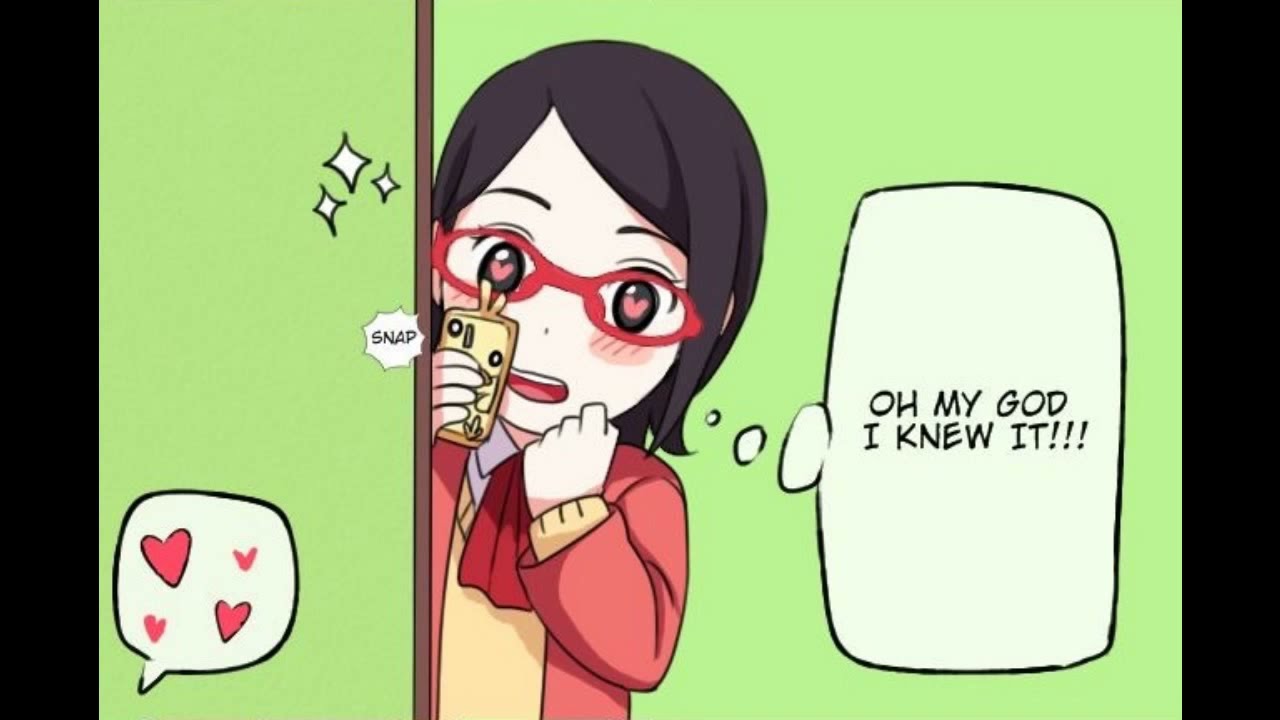 Sarada Caught Parents Kissing || Sasuke x Sakura Comics