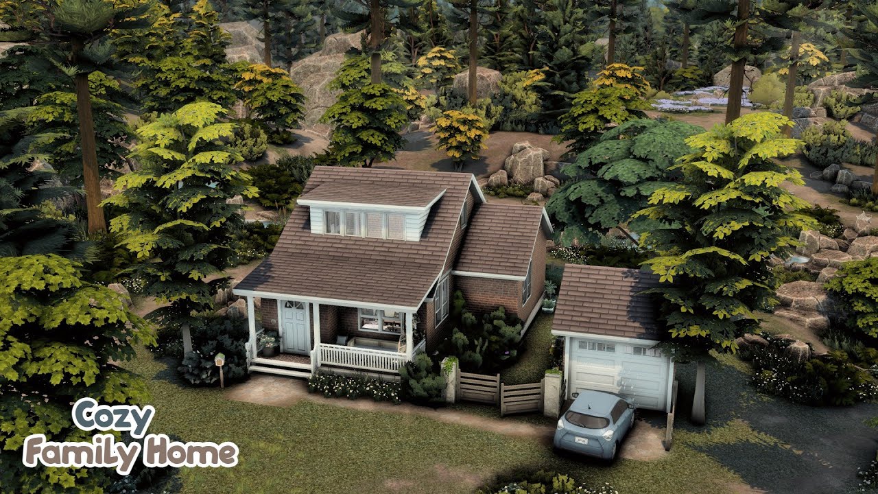 Cozy Family Home | The Sims 4 Speed Build | CC | Download Link