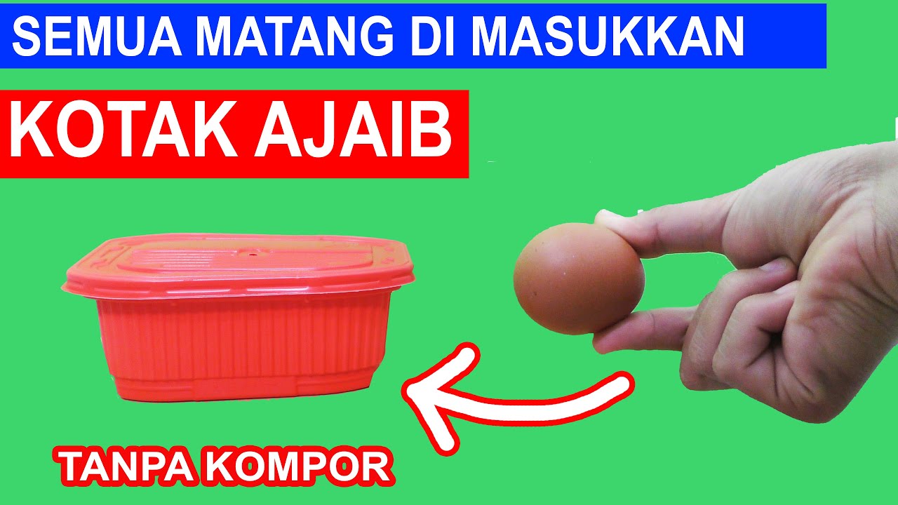 ALAT UNIK KOTAK AJAIB, MEMASAK TANPA KOMPOR TANPA API, TANPA GAS, TANPA MINYAK