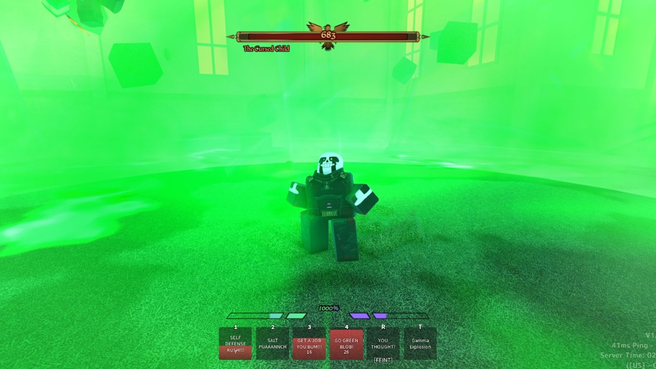 Jump Showdown Gamma Explosion Vs Cursed Child Boss