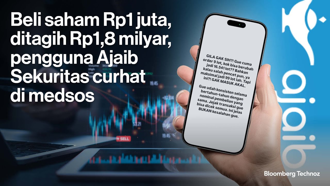 Beli saham Rp1 juta, ditagih Rp1,8 milyar, pengguna Ajaib Sekuritas curhat di medsos