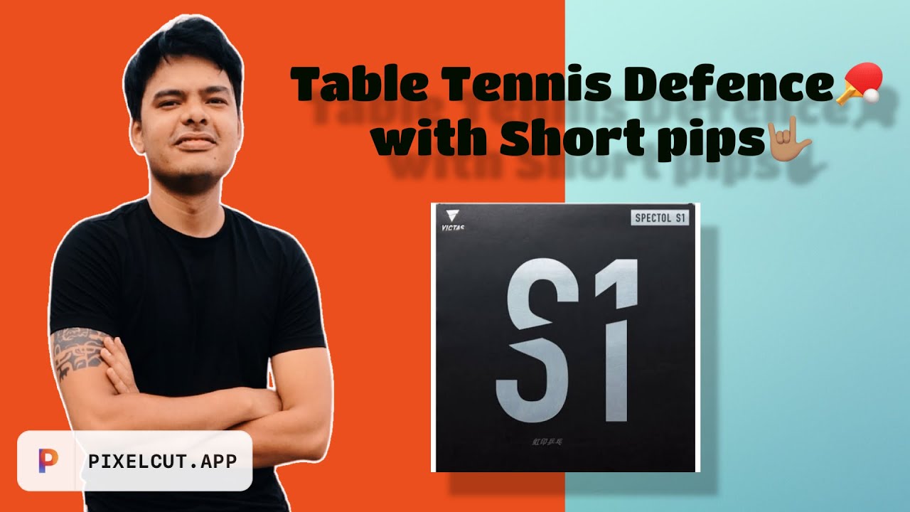 Table Tennis Defence Training-Chopping with Short Pimple @VICTAS-Inc