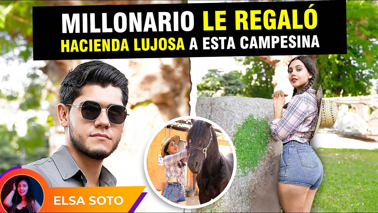 Millonario le regaló hacienda lujosa a esta campesina.