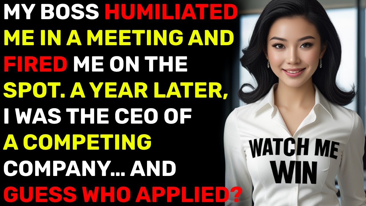 My Boss Humiliated Me In A Meeting And Fired Me On The Spot  A Year Later... - Best Reddit Stories