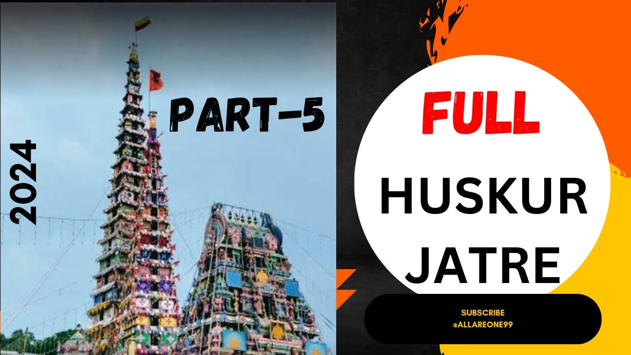 Huskur Madduramma Temple Jatre | Ratha Yatre 2024 @allareone99