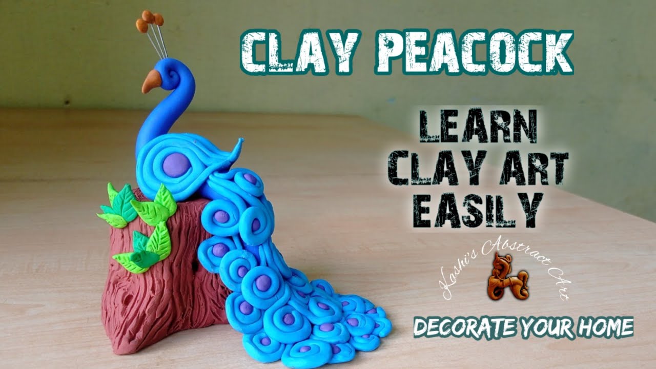 Create a Stunning Peacock in JUST 5 MINUTES with Polymer Clay!
