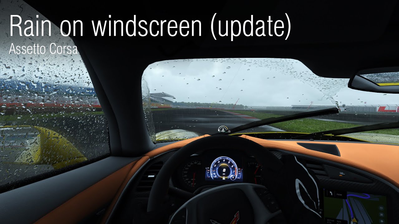 Assetto Corsa - Rain on windscreen