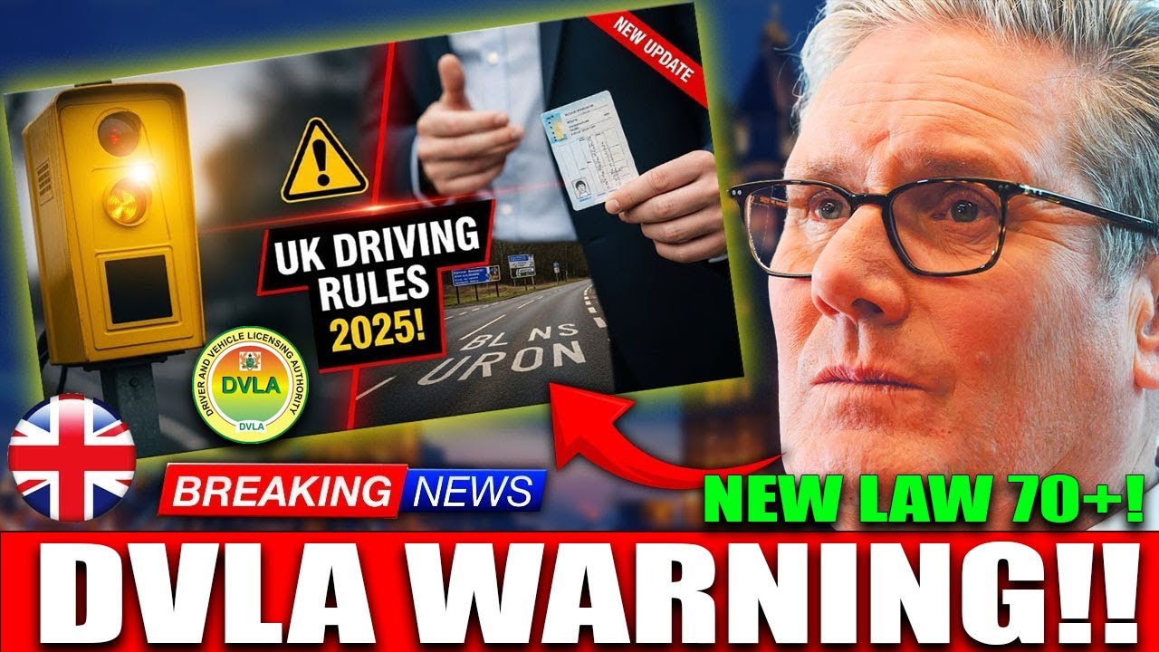 DVLA выпускает срочные новости! Разъяснения нового закона о вождении для водителей старше 70 лет ...