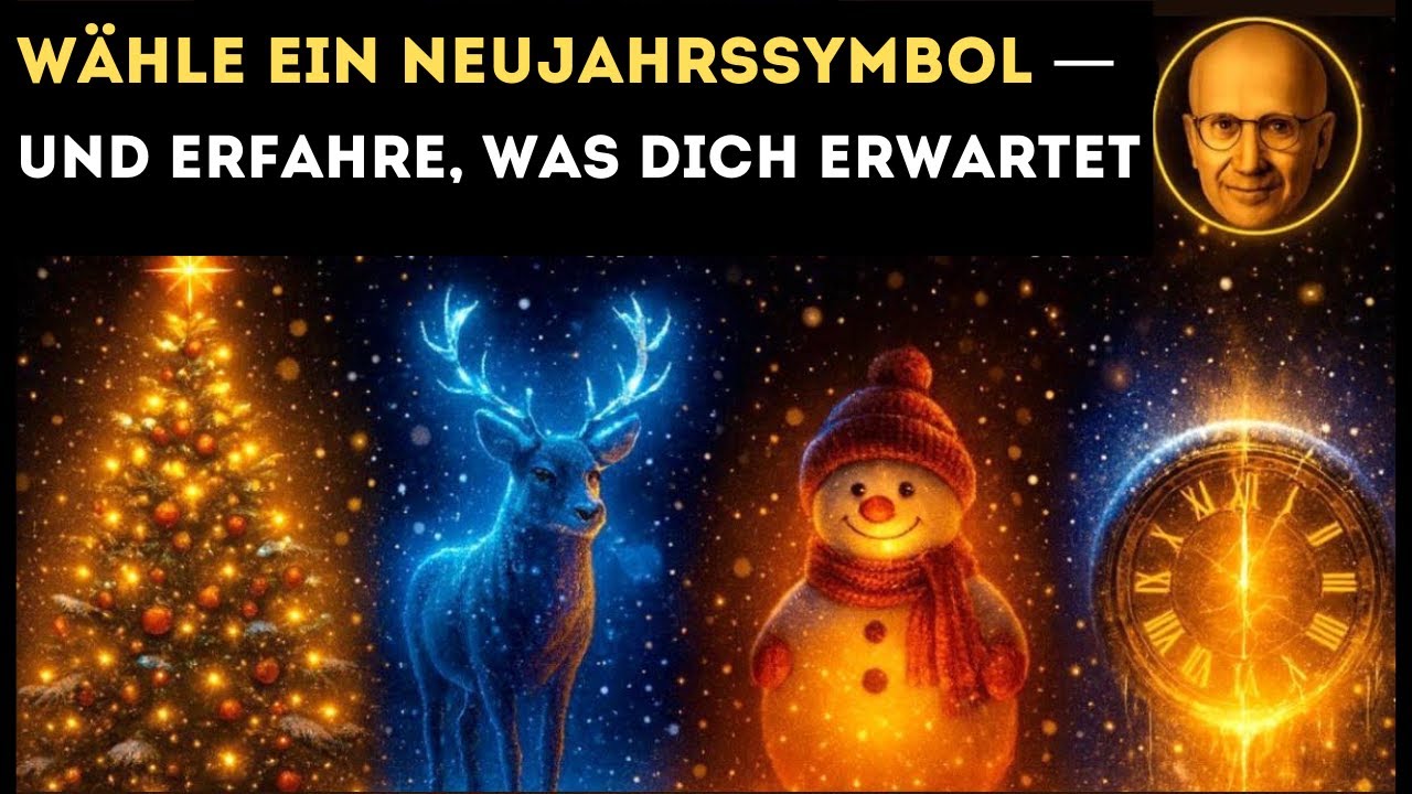 WAS BEDEUTET DAS KOMMENDE JAHR FÜR DICH? WÄHLE EIN NEUJAHRS-SYMBOL UND FINDE ES HERAUS. 🎄
