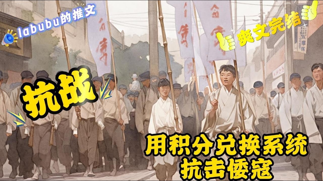 完结《抗战》奉天事变前，苏明绑定神奇系统，凭杀敌、任务获积分，可兑二战相关物品与各类克隆人。看他如何凭此扭转乾坤，改写抗战历史！#系统#抗战