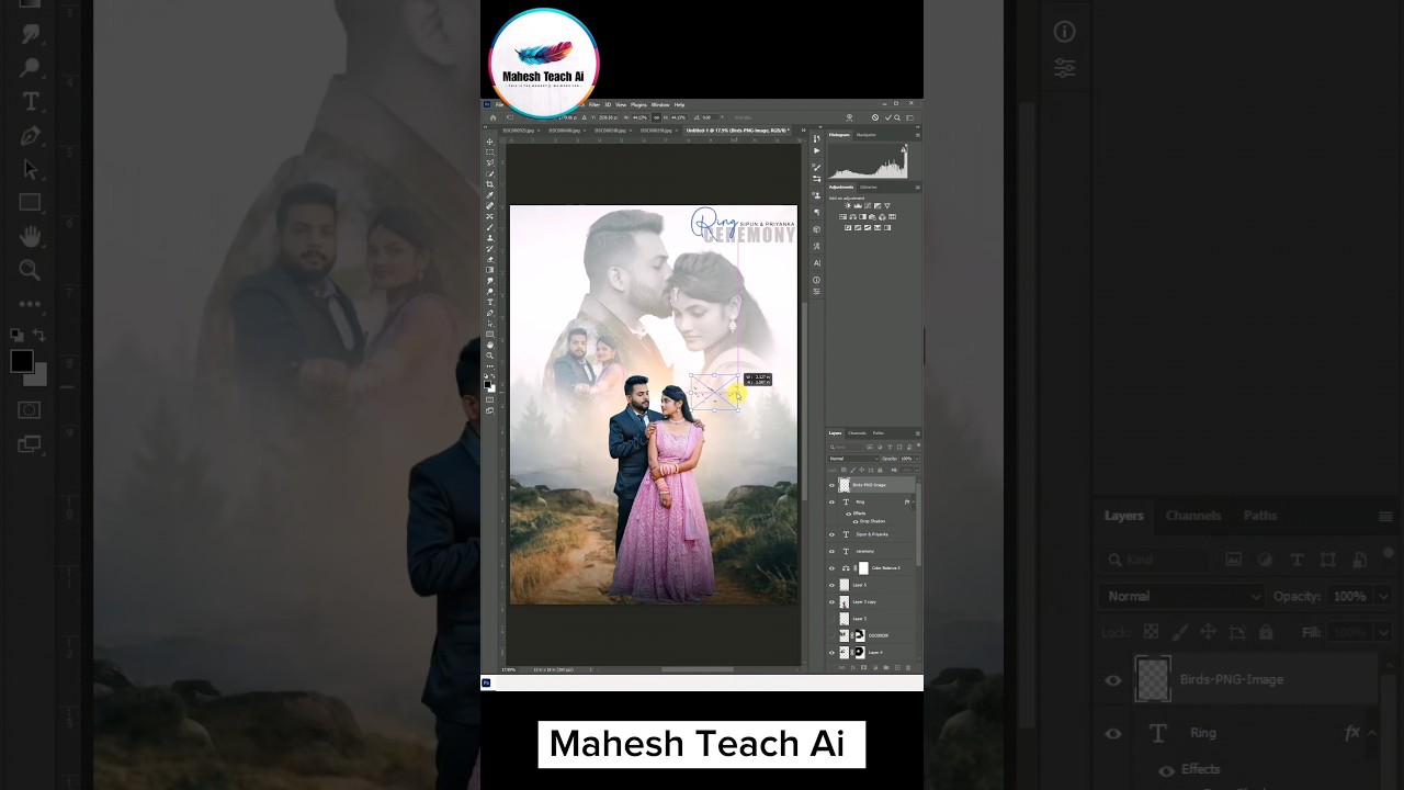 How to edit couple💞 wedding anniversary Photo editing 📸 in Photoshop (PS) #photoshop #wedding #yt
