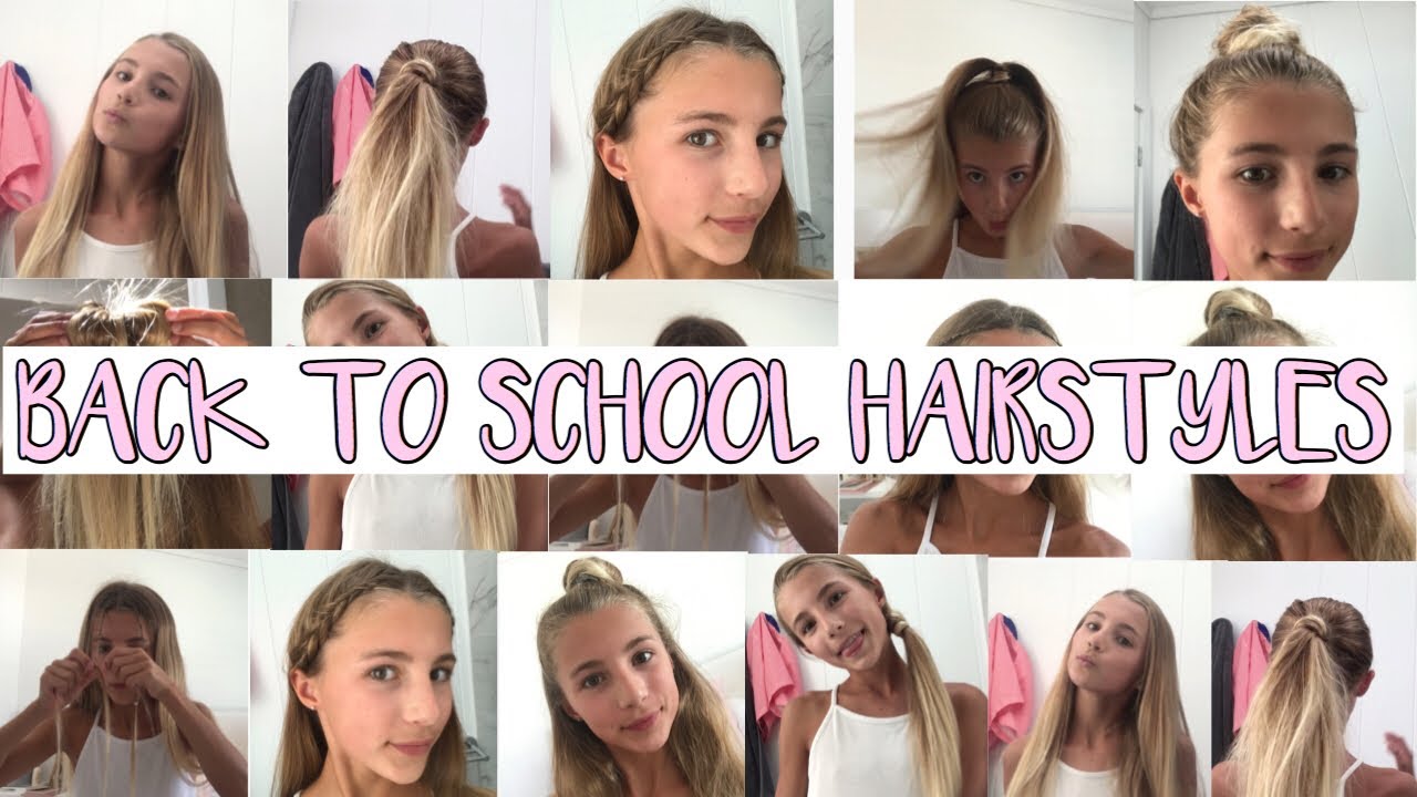 10 EASY HEATLESS BACK TO SCHOOL HAIRSTYLES!