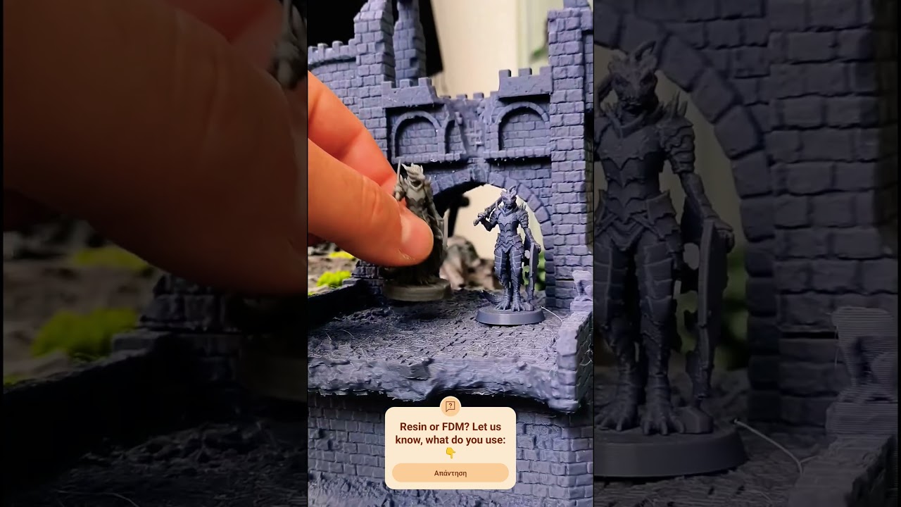 What kind of 3D printer do you use? #fantasyminiatures  #3dprinting #resinprinting #fdmprinting