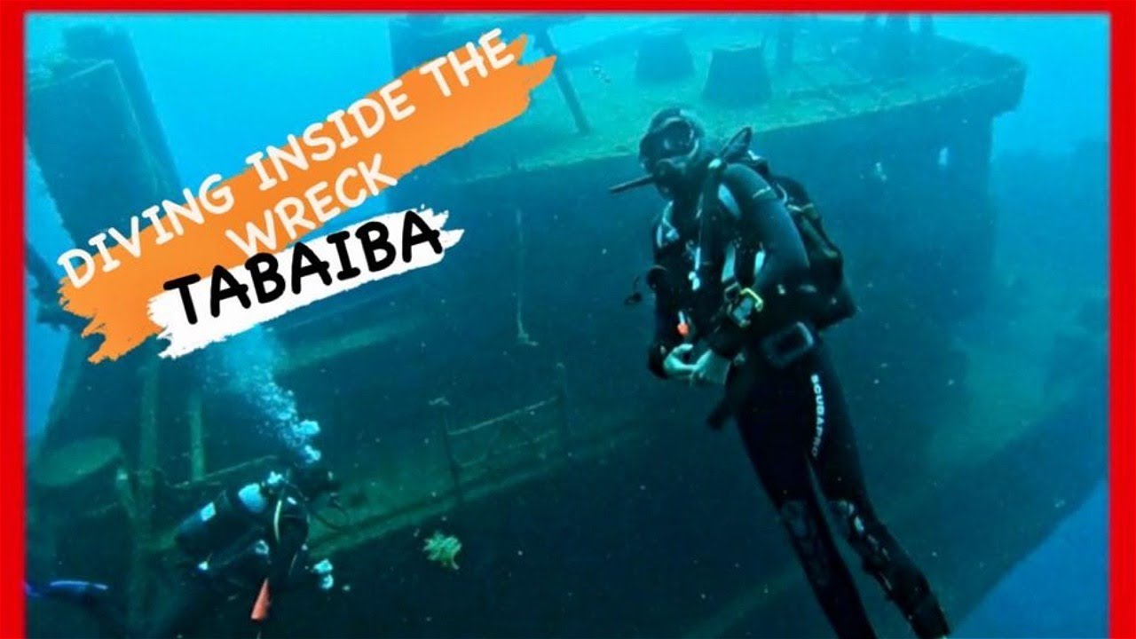 WRECK 32 METERS DEEP dive at Pecio Tabaiba