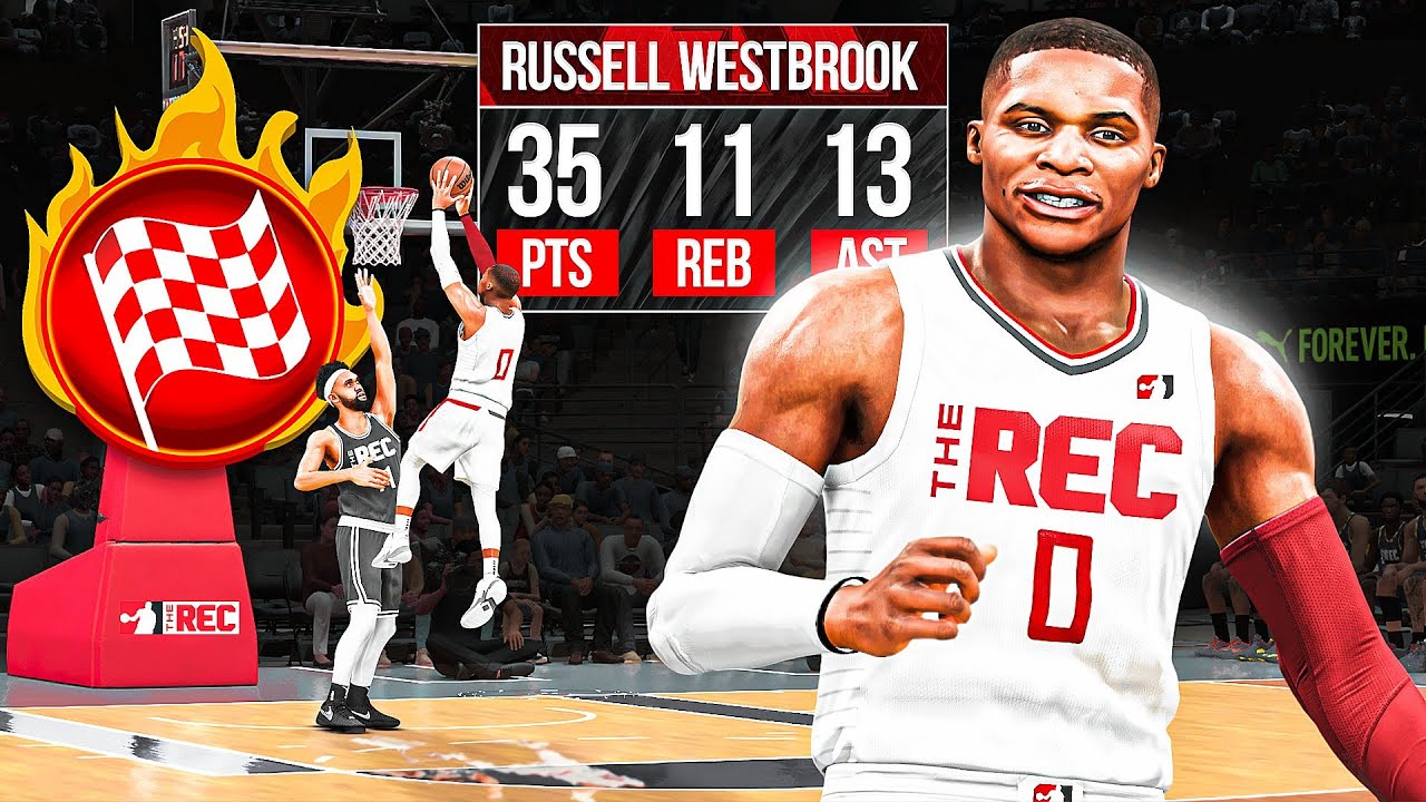 PRIME RUSSELL WESTBROOK is OVERPOWERED in the RANDOM REC on NBA 2K24