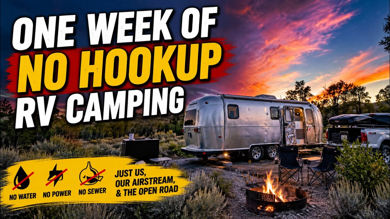 One Week of NO HOOKUP RV Camping