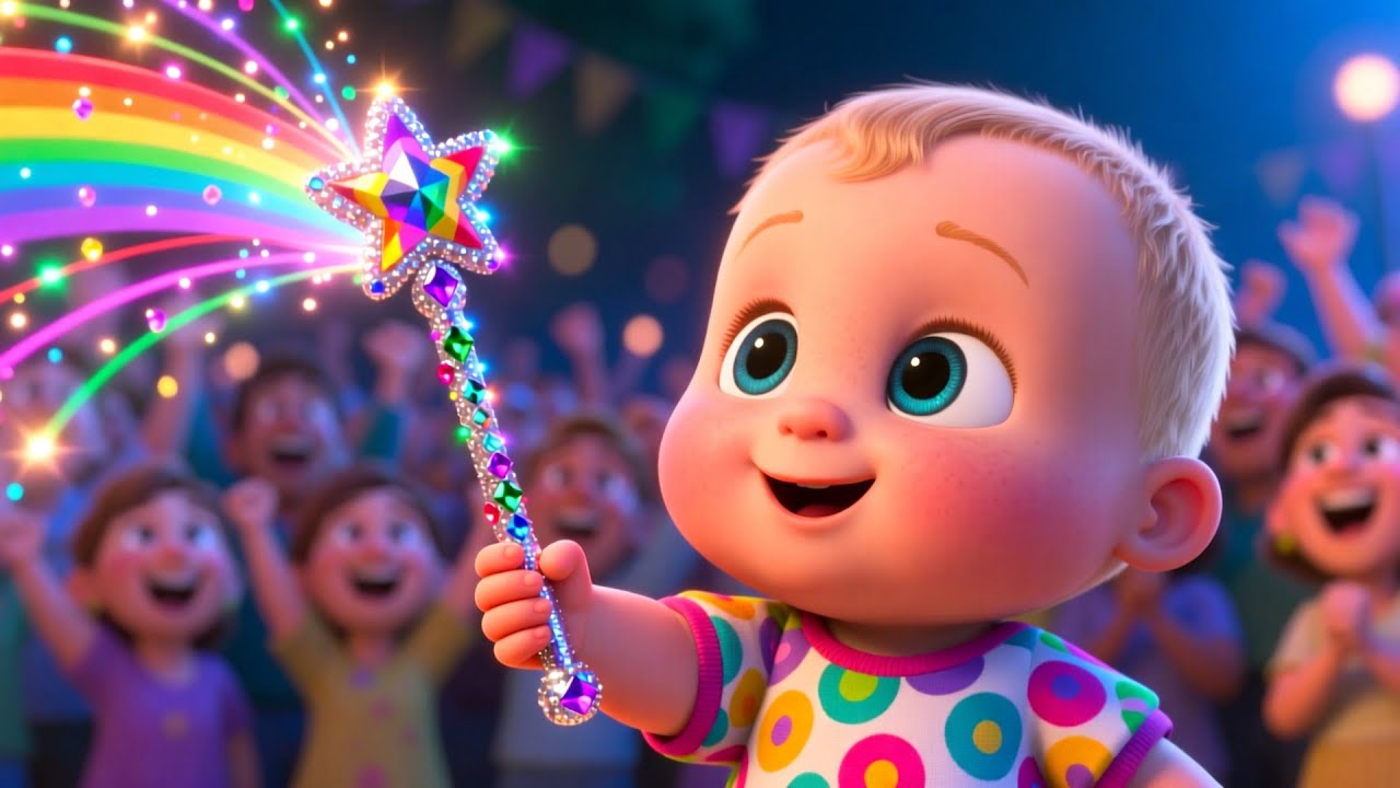 Color Parade with Baby 🌈🎉🍼 | Kids Fantasy Song | Learn Colors and Happy Routines