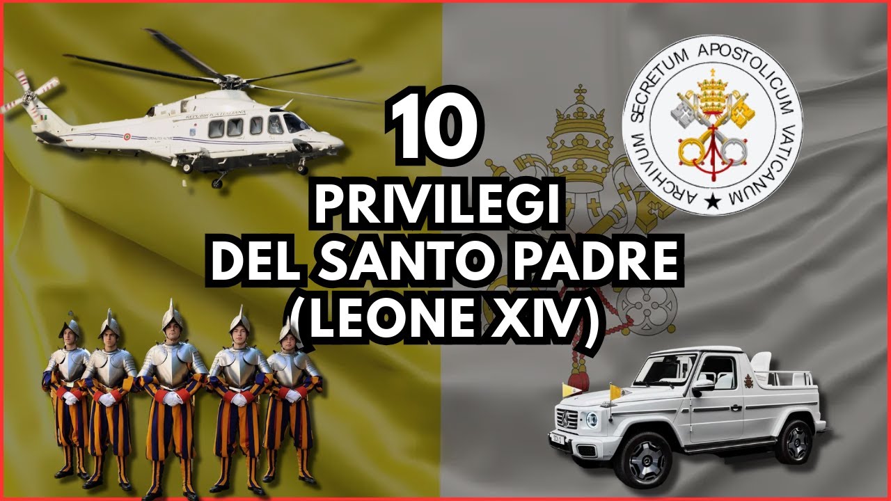 I 10 PRIVILEGI SEGRETI del PAPA che NON CONOSCI | Guardie svizzere, Papamobile e molto altro!