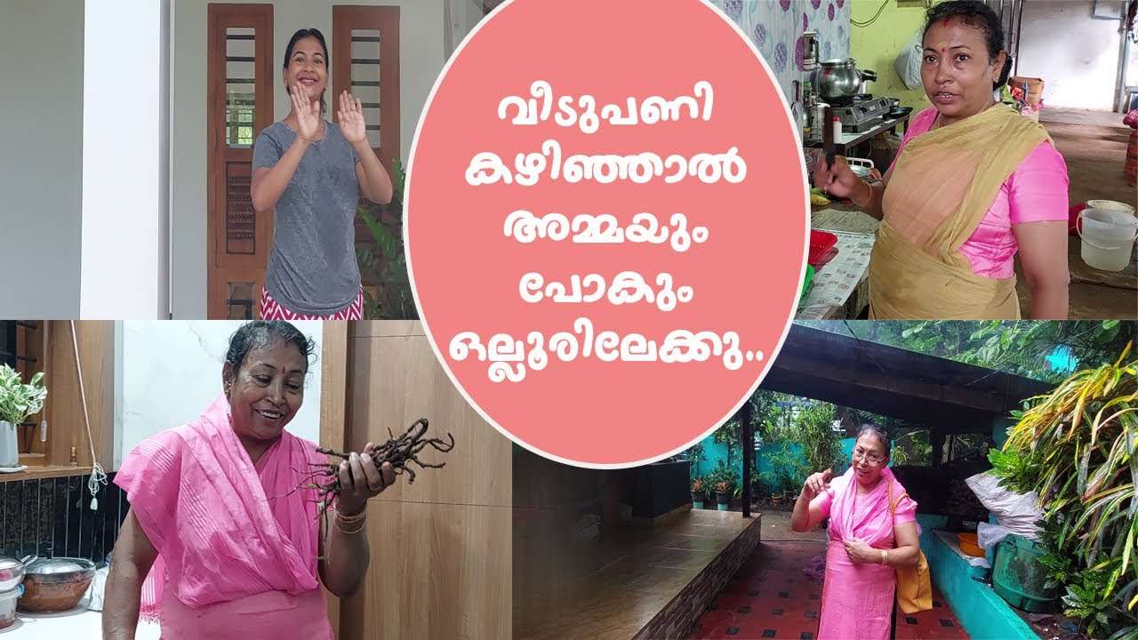 പിള്ളേര് പോകുബോൾ അമ്മയും അച്ഛനും വീണ്ടും ഒറ്റക്കാകും...a day with amma ..