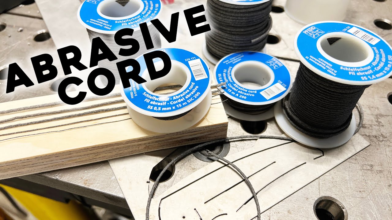 Sandpaper on a string?? Abrasive Cord - Tools You Need!