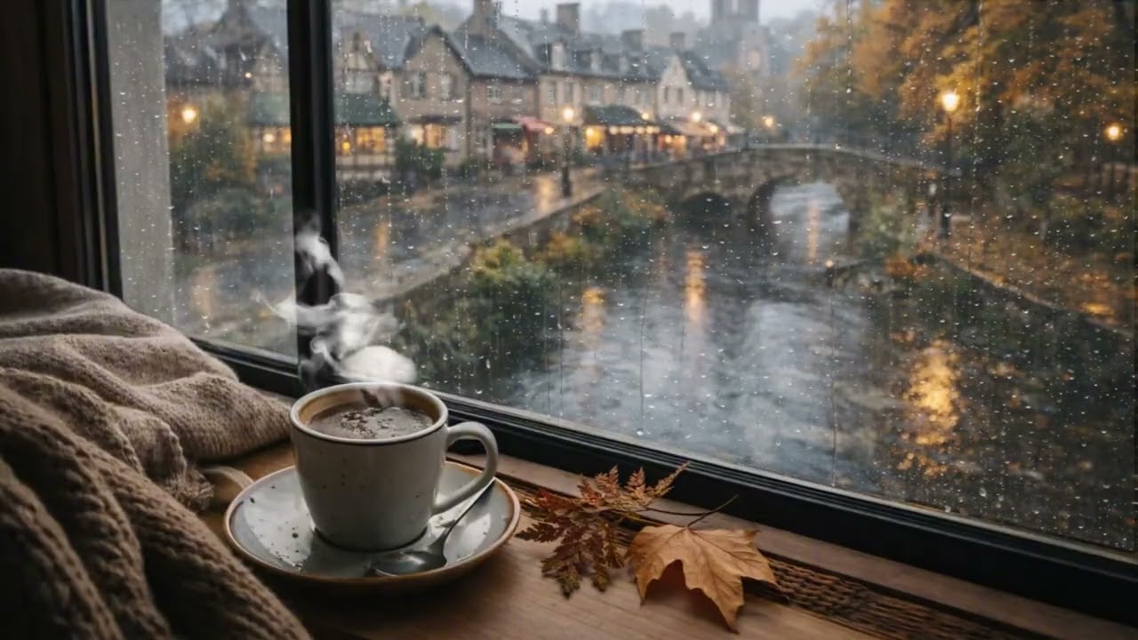 Soft Jazz from a Window Seat on a Rainy Evening