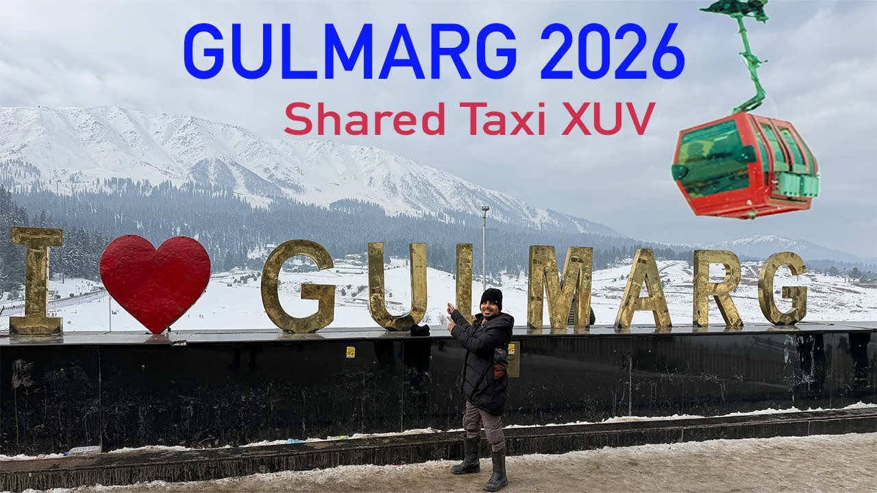 Dal Gate to Gulmarg by Shared Taxi 🚕 | 2026 Travel 😍