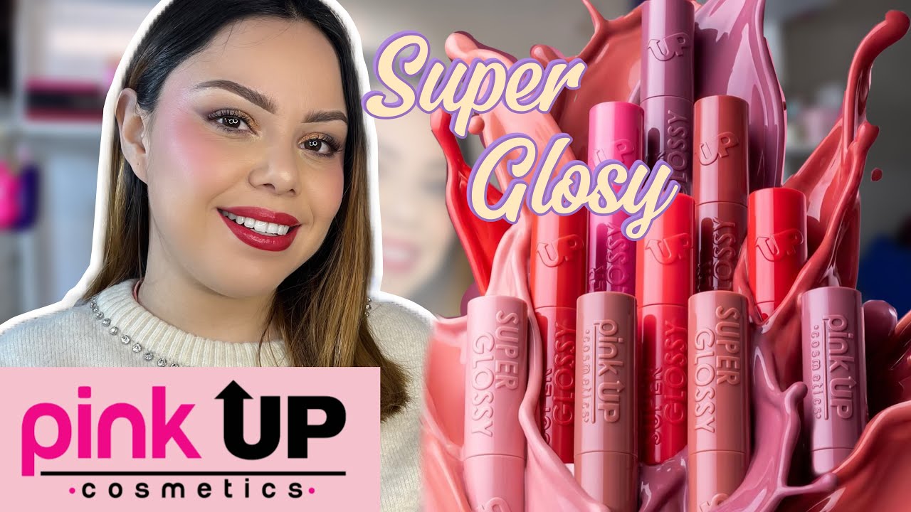 NUEVOS LABIALES DE PINK UP SUPER GLOSY | Reseña, Swatches y Aplicaciones | Coraline Cardoza 