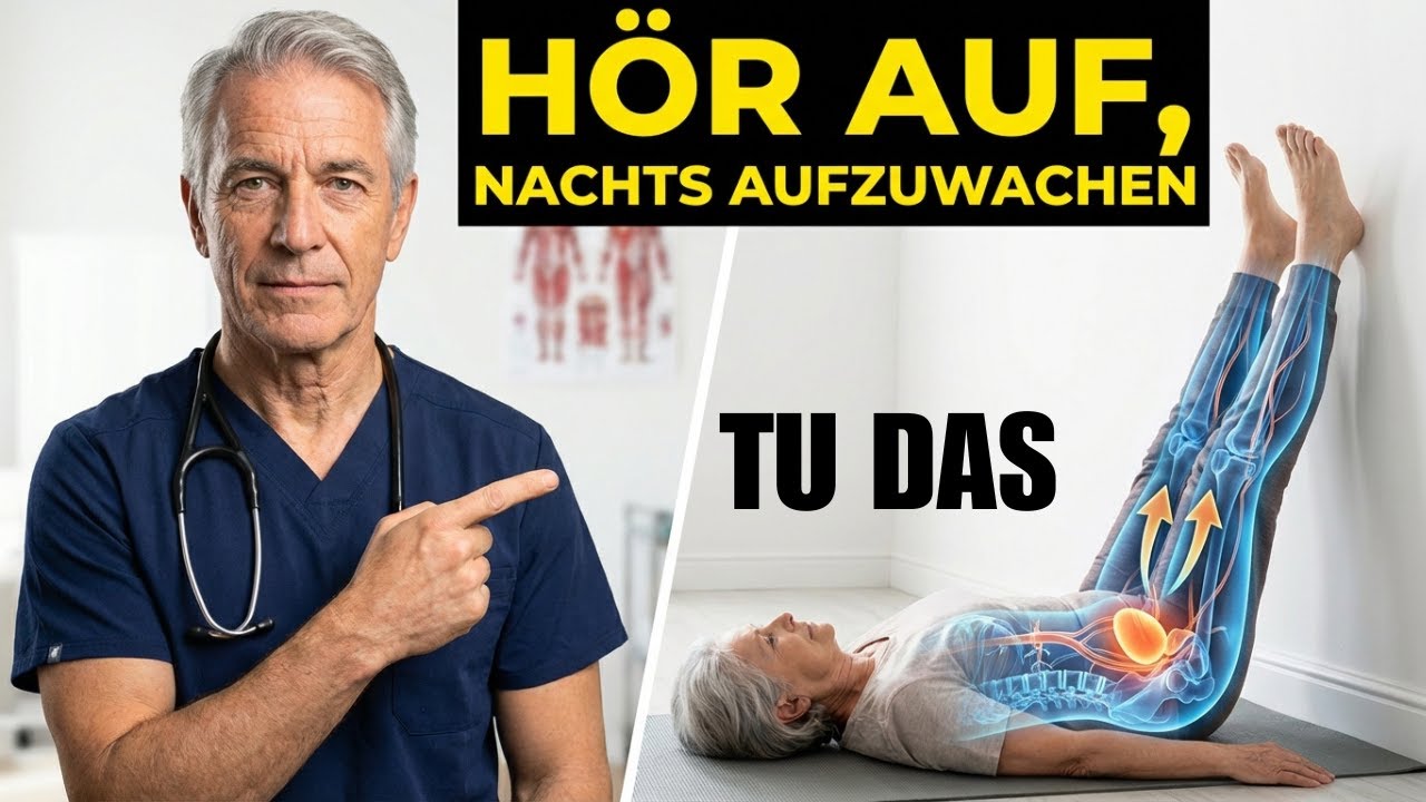 Über 60? Nie mehr nachts raus! Machen Sie DIESE Bewegung vor dem Schlafengehen