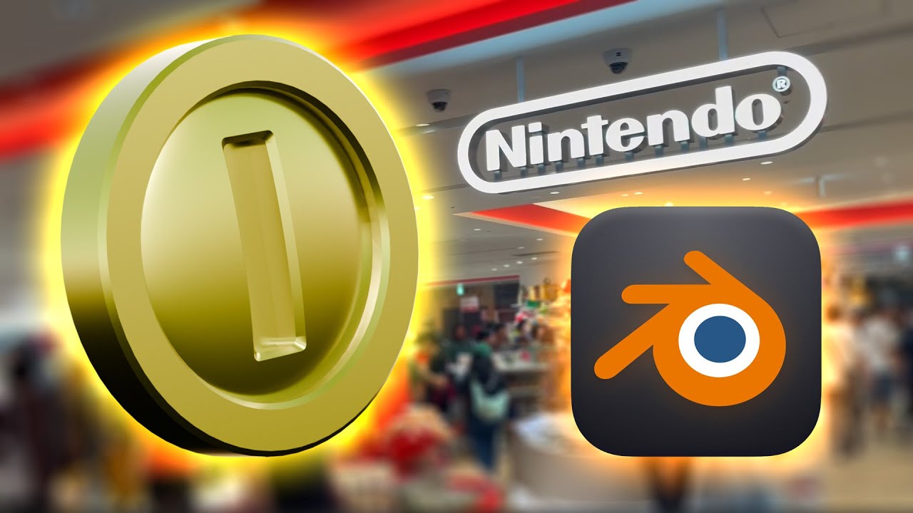 Use Blender to Make a Super Mario Bros. Wonder Coin