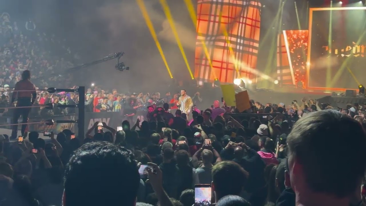 AEW WORLDS END—MJF Entrance 