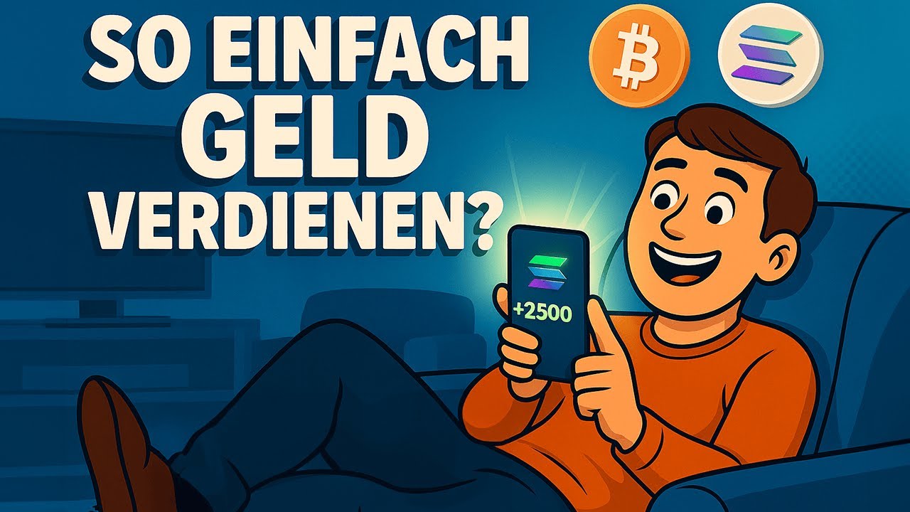 Jede Woche PASSIVES EINKOMMEN 🔥 Wie ein digitaler Vermieter nur mit Bitcoin & Solana - So geht's!