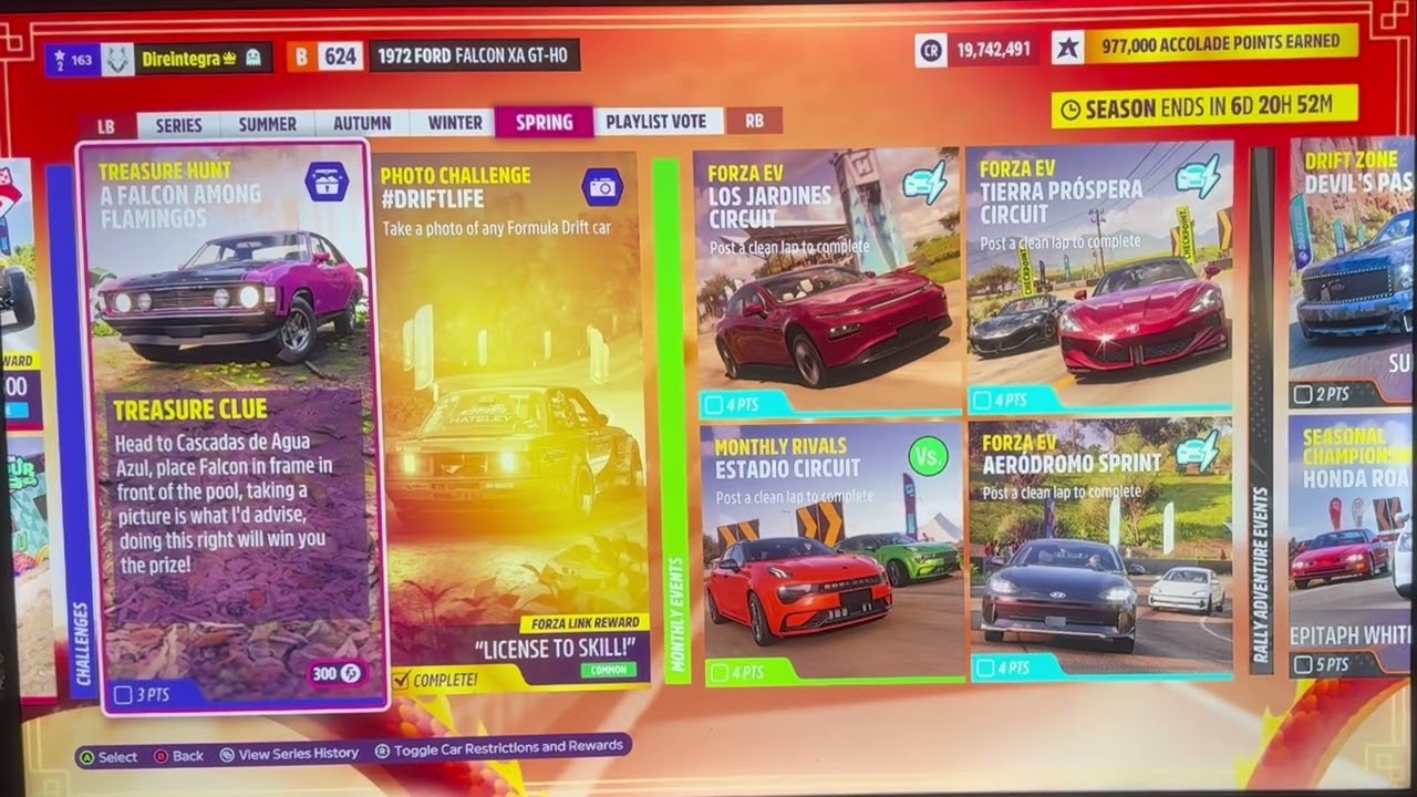 Forza TREASURE HUNT challenge, Forza seasonal challenge #fyp #forza #gaming 