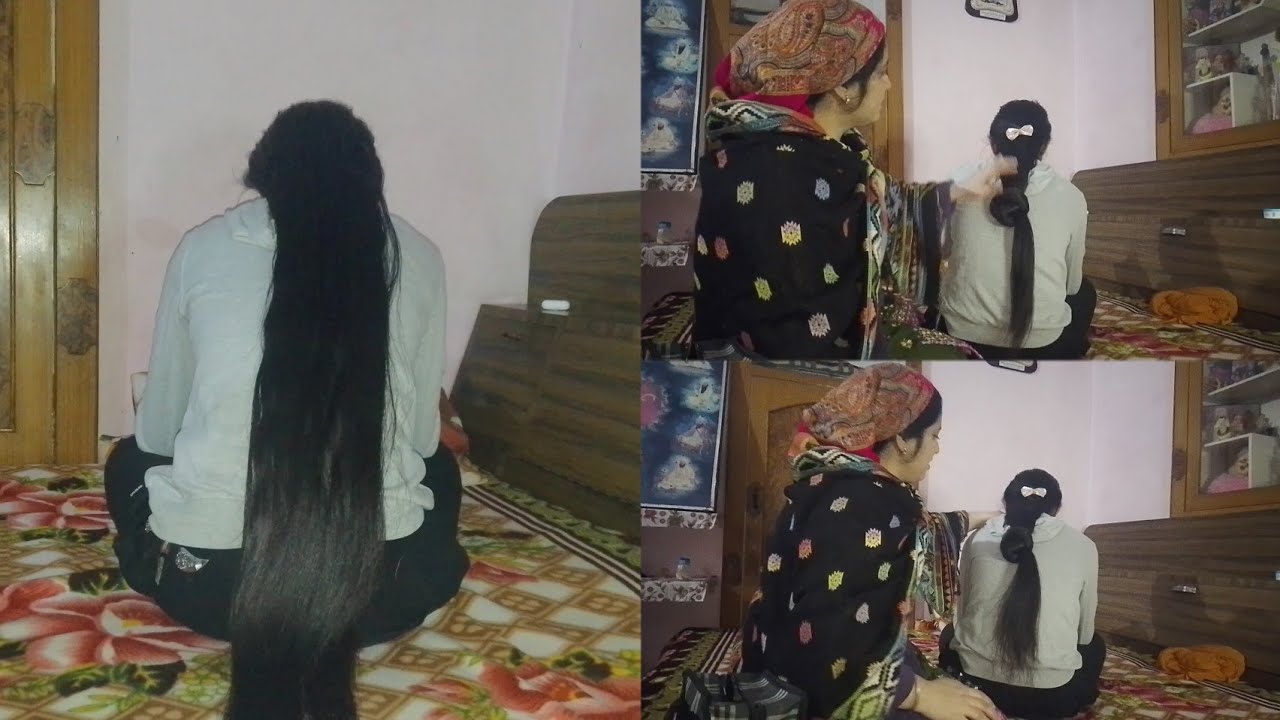 after long time i made simple hairstyle || hairstyle @Satbir's Kitchen and vlogs