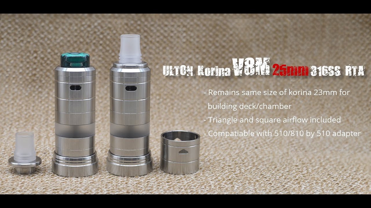 [2Fdeal]ULTON Korina V8M 25mm RTA