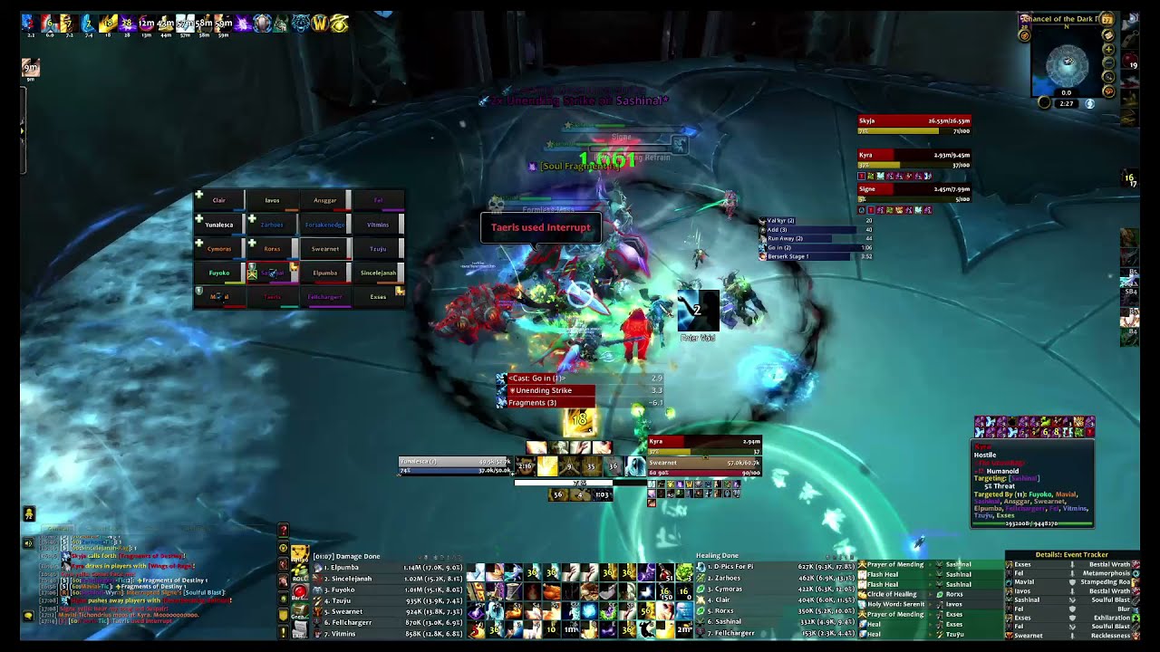 WoW: Shadowlands - Sanctum of Domination(Mythic) | The Nine | Holy Priest PoV