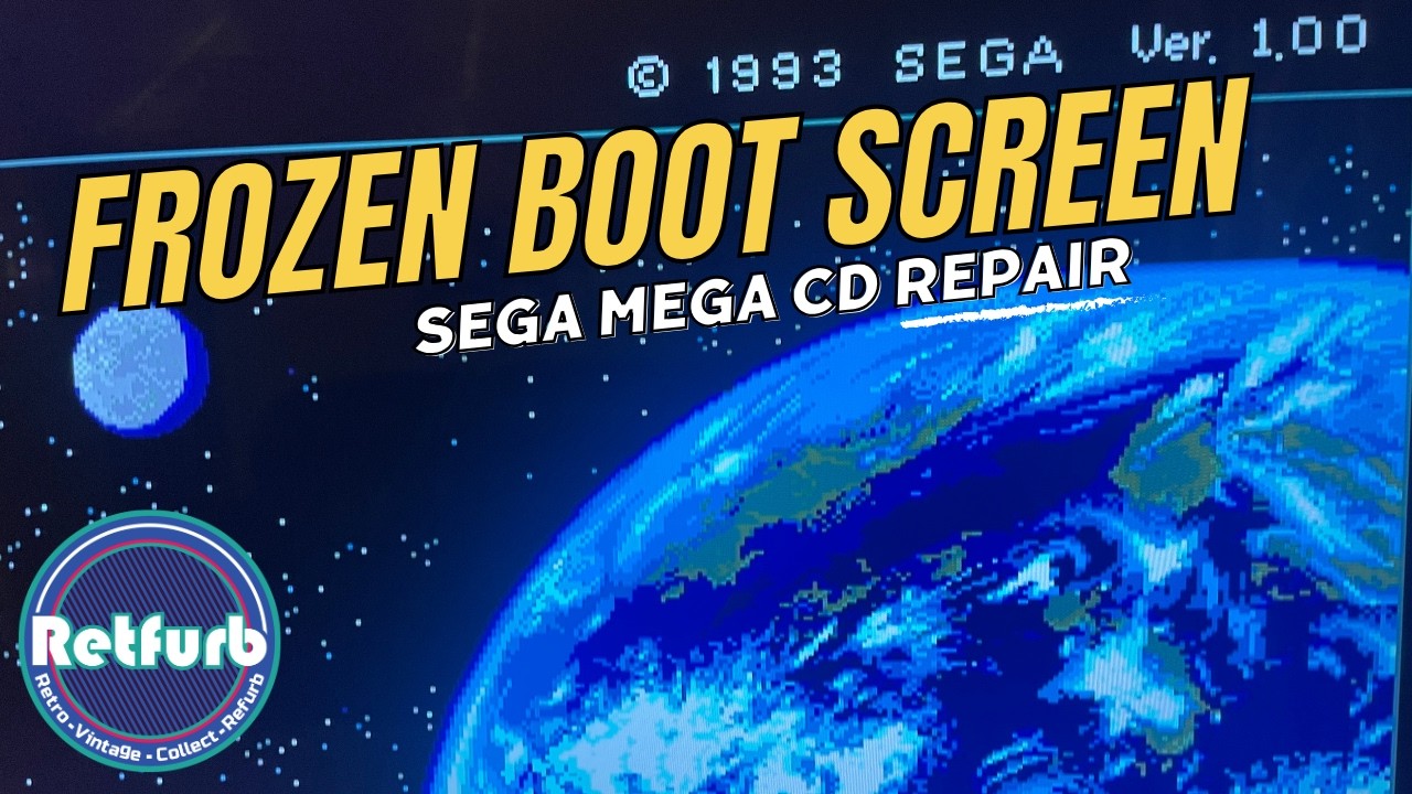 Ремонт зависания экрана Sega Mega CD. Восстановленные ретро-игровые приставки.