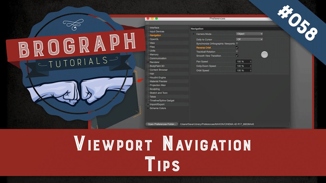 Brograph Tutorial 058 - Viewport Navigation Tips