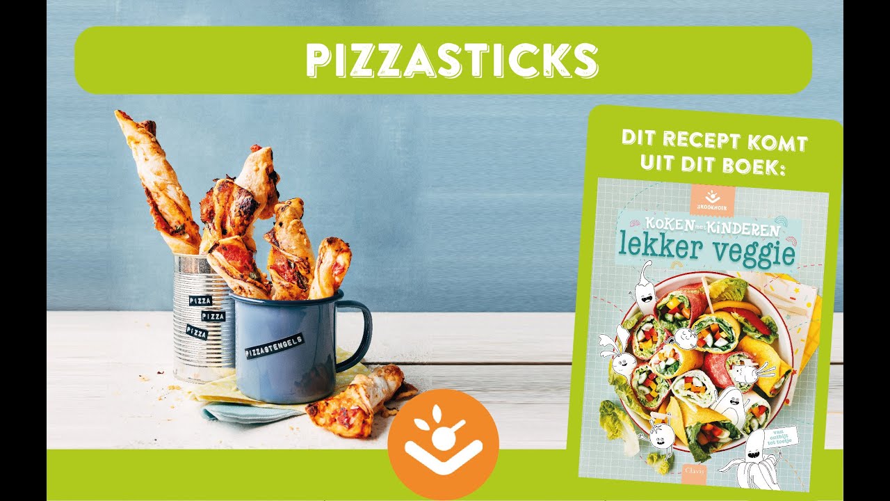 Pizzasticks | Koken met Kinderen: Lekker veggie