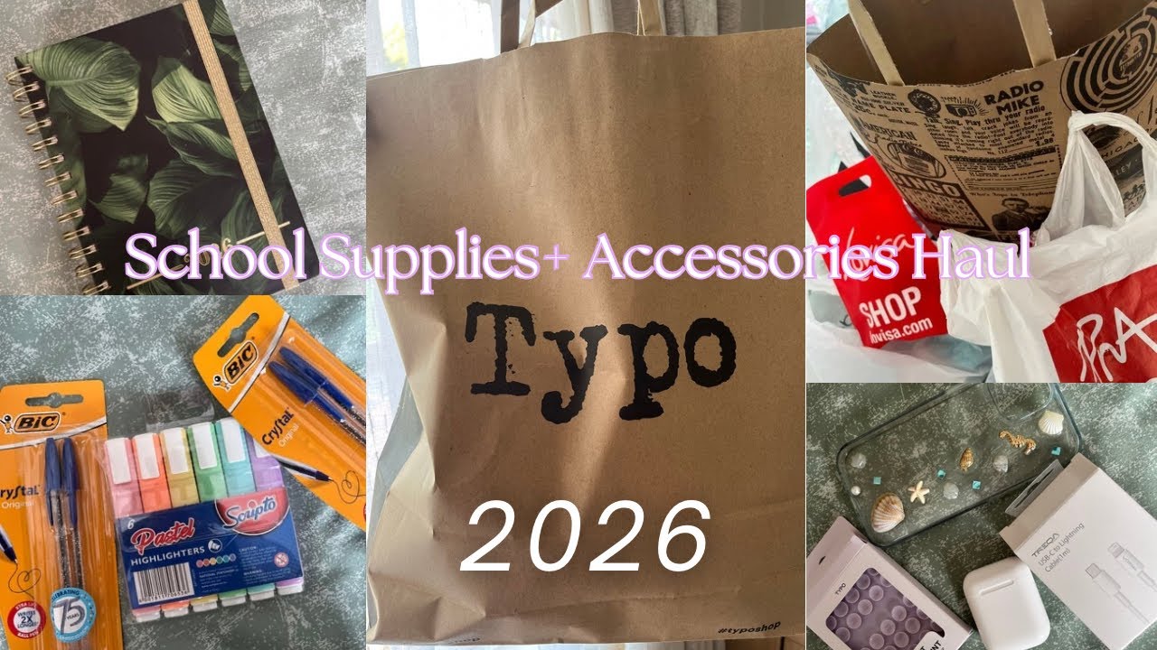 STATIONERY HAUL + ACCESSORIES HAUL 🛍️ | SOUTH AFRICAN YOUTUBER