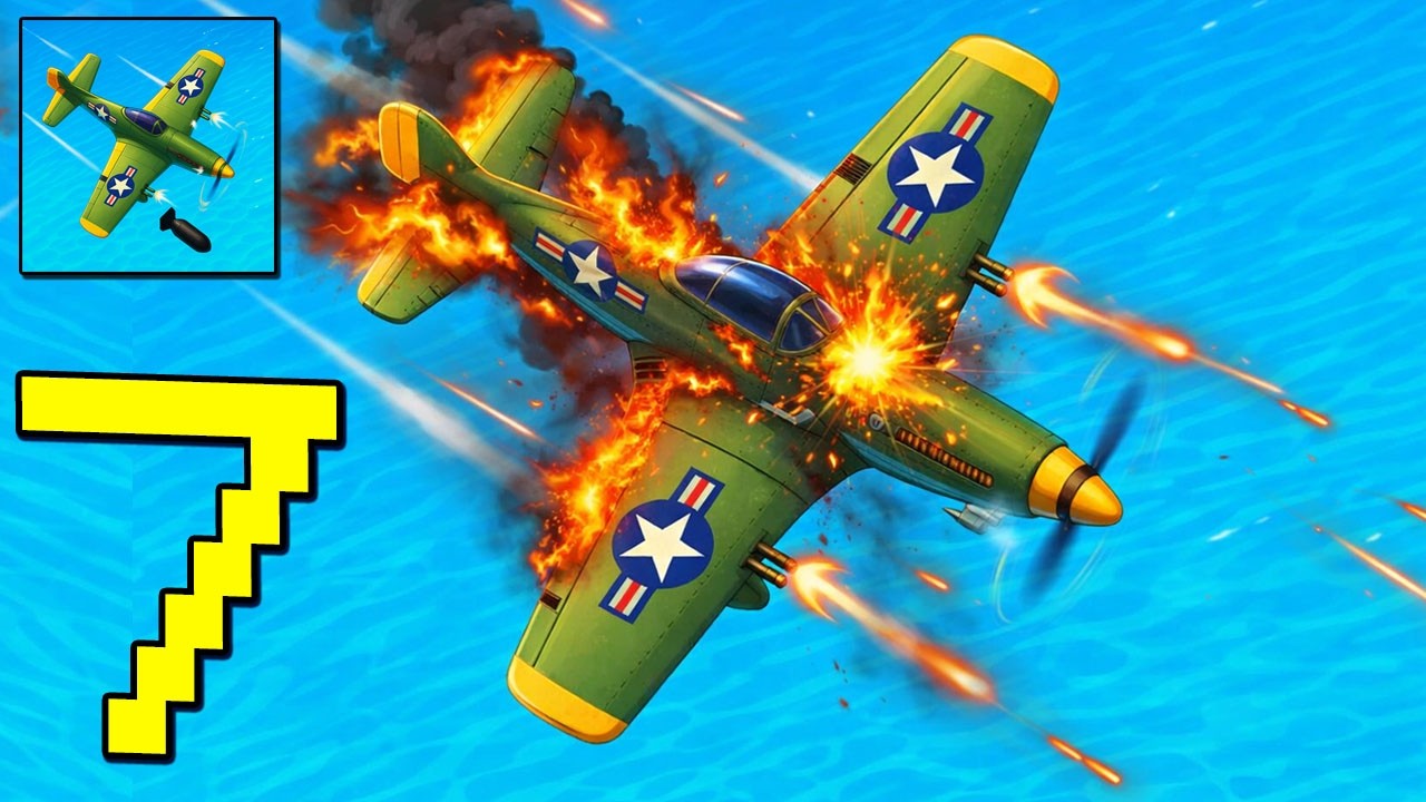 Bomber Ace: WW2 war plane - Gameplay Walkthrough Part 7 - Destroy All enemy (Android,iOS)