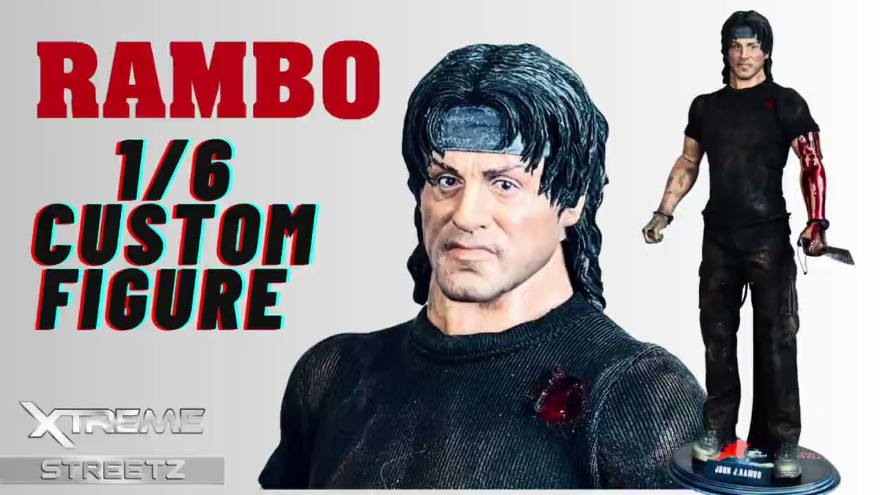 Rambo 4 1/6 Scale Custom Figure
